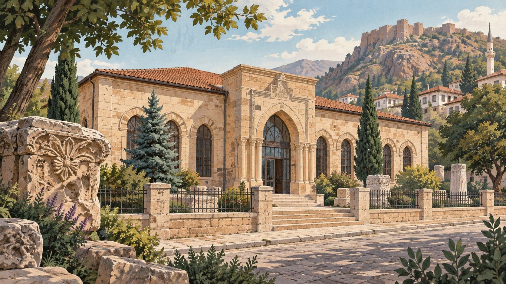 Illustration of Niğde Museum, Niğde
