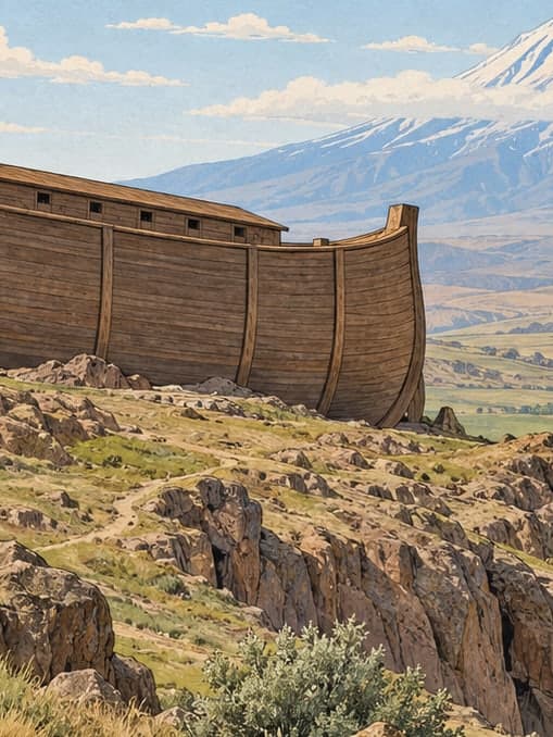 Illustration of Nuh'un Gemisi, Ağrı