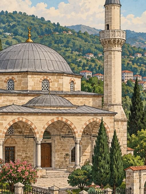 Illustration of Piraziz Şeyh İdris Mosque and Tomb, Giresun
