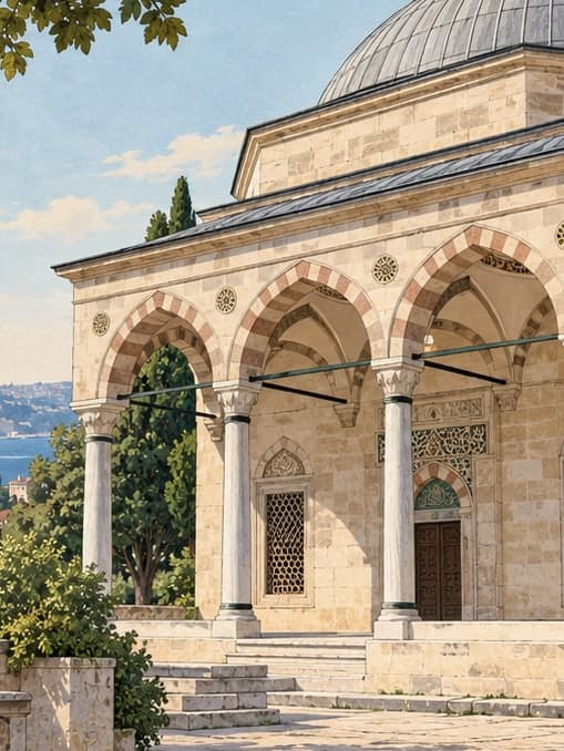 Illustration of Piyale Paşa Tomb, İstanbul