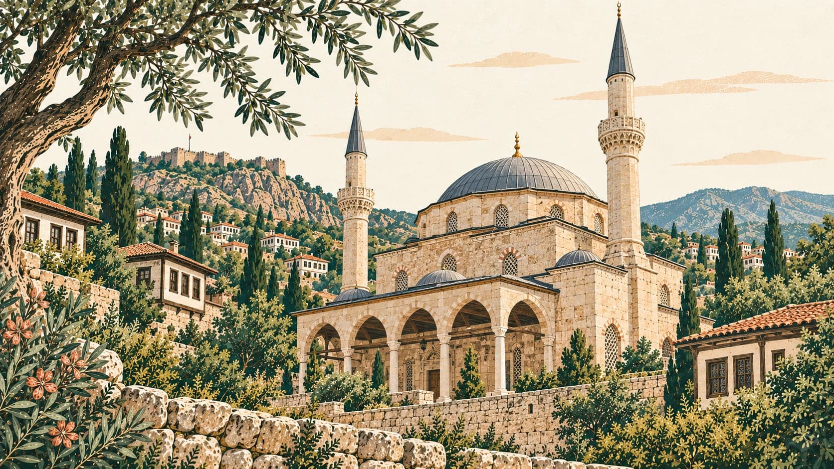 Illustration of Rüstem Paşa Camii, Bilecik