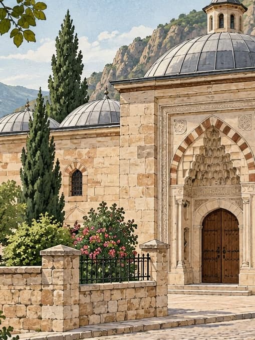 Illustration of Sabuncuoğlu Şerafeddin Medicine and Surgical History Museum, Amasya