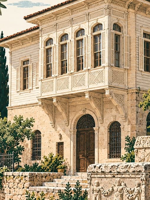 Illustration of Sadberk Hanım Museum, İstanbul