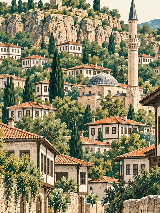 Illustration of Safranbolu Şehri, Karabük