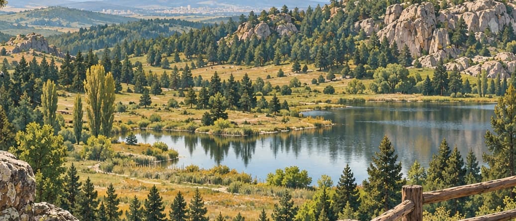 Illustration of Şahinler Nature Park, Ankara