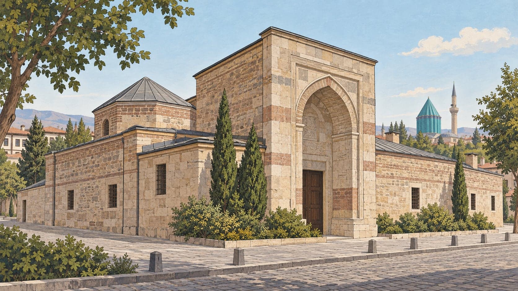 Illustration of Sahip Ata Hanegahı Foundation Museum, Konya