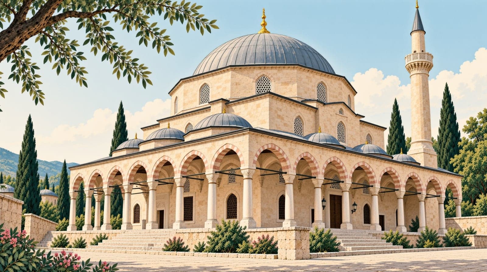 Sakarya Orhan Mosque çizimi, Sakarya