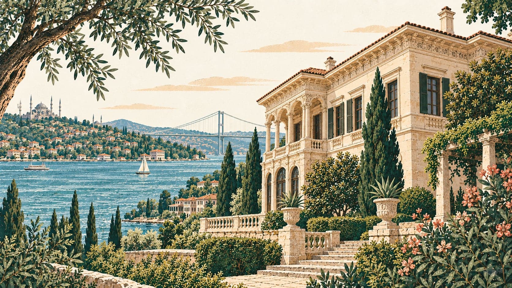 Illustration of Sakıp Sabancı Müzesi, İstanbul