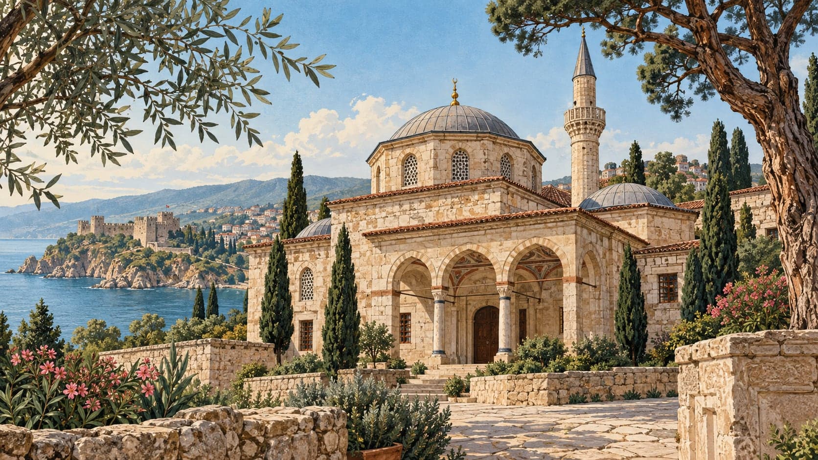 Illustration of Palace Masjid, Sinop