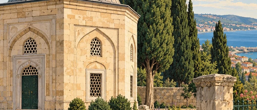 Illustration of Sarbanı Ahmed Tomb, Tekirdağ