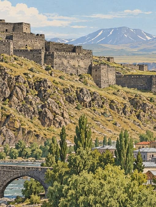 Illustration of Şebinkarahisar Tamzara Mahallesi, Giresun