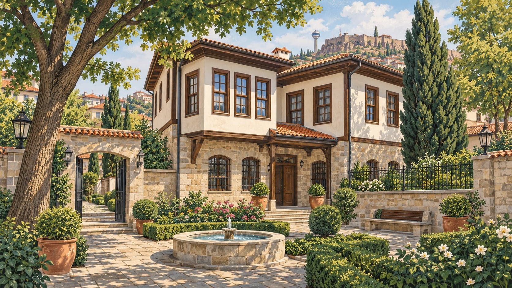 Illustration of Şefik Bursalı Museum, Ankara