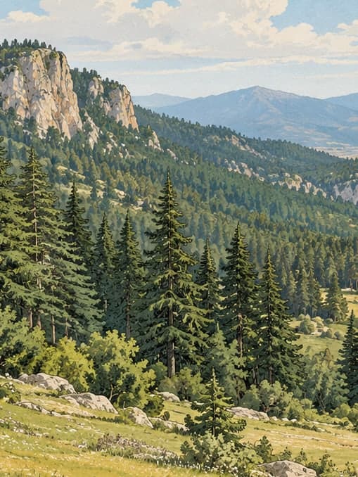 Illustration of Şehitlik Nature Park, Mersin