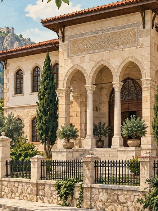 Illustration of Şehzadeler Museum, Amasya