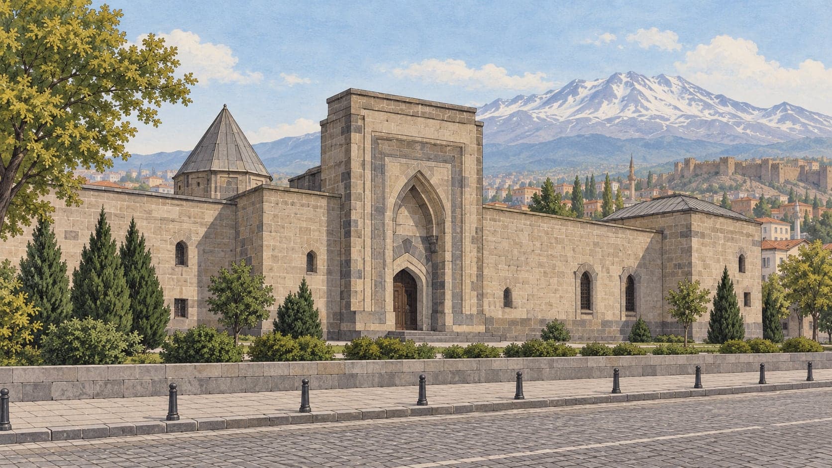 Illustration of Seljuk Museum, Kayseri