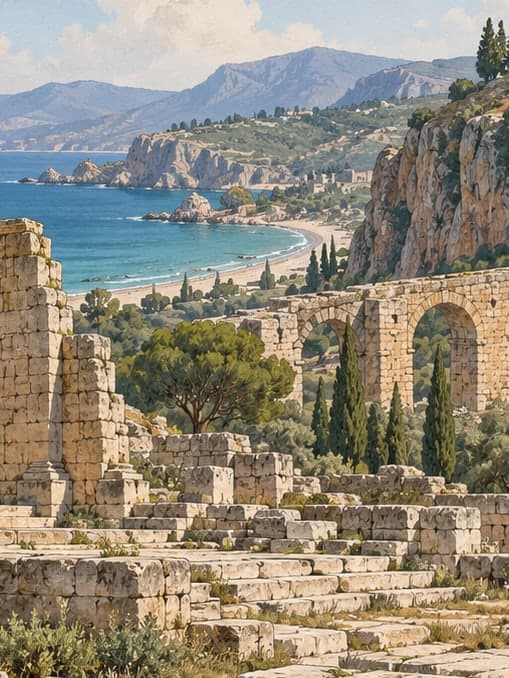 Illustration of Selinus, Antalya