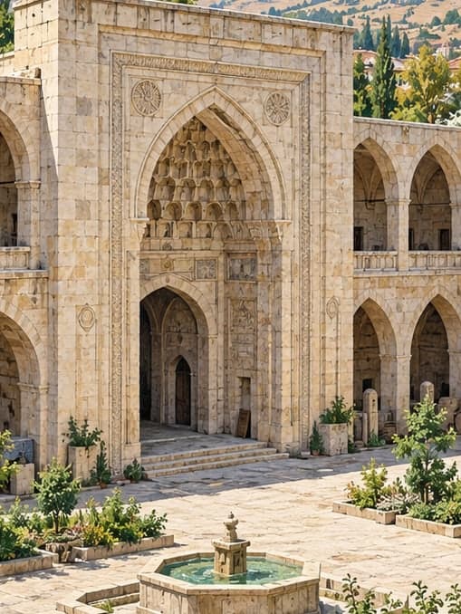 Illustration of Silahtar Mustafa Paşa Caravanserai, Malatya