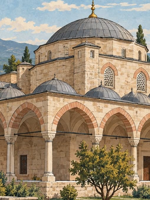 Illustration of Sinan Bey Zawiya / Elvanbey Imaret, Sakarya