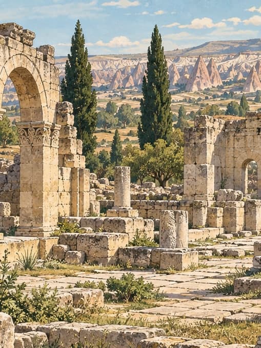 Illustration of Sobesos Ancient City, Nevşehir