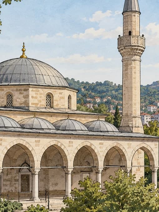 Illustration of Soğuk Su Mosque, Giresun