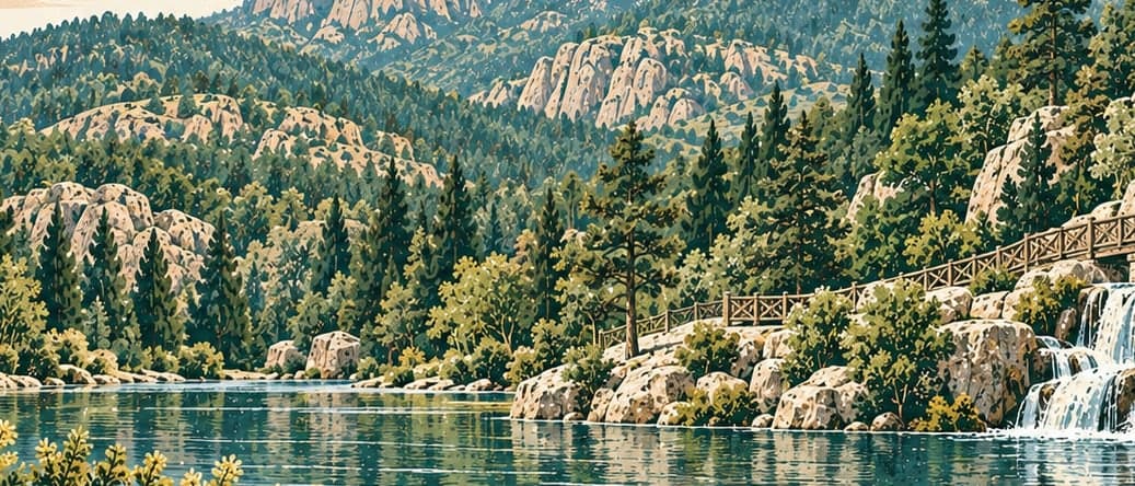 Illustration of Soğuksu National Park, Ankara