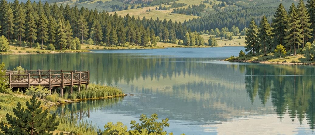 Illustration of Sorgun Pond Nature Park, Ankara