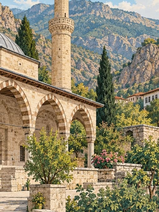 Illustration of Süleymaniye Mahallesi / Eski Gümüşhane, Gümüşhane