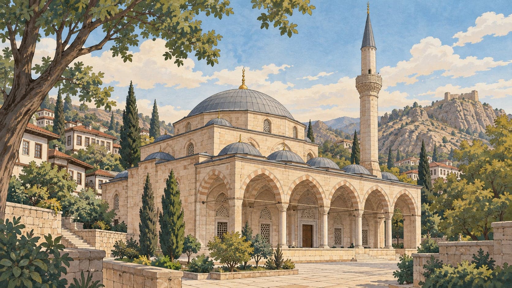 Illustration of Sultan Süleyman Mosque, Çankırı