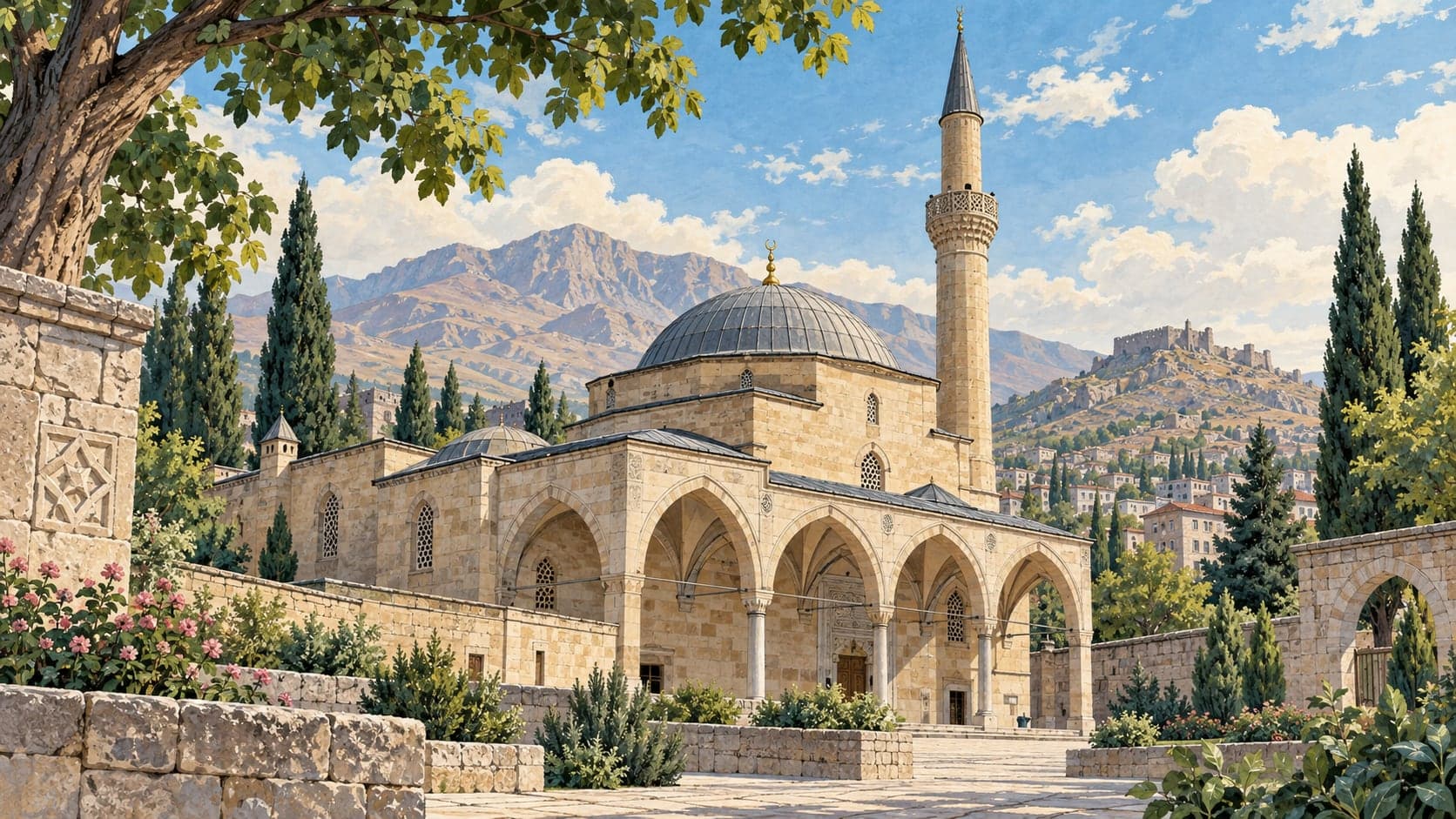 Illustration of Sungur Bey Mosque, Niğde