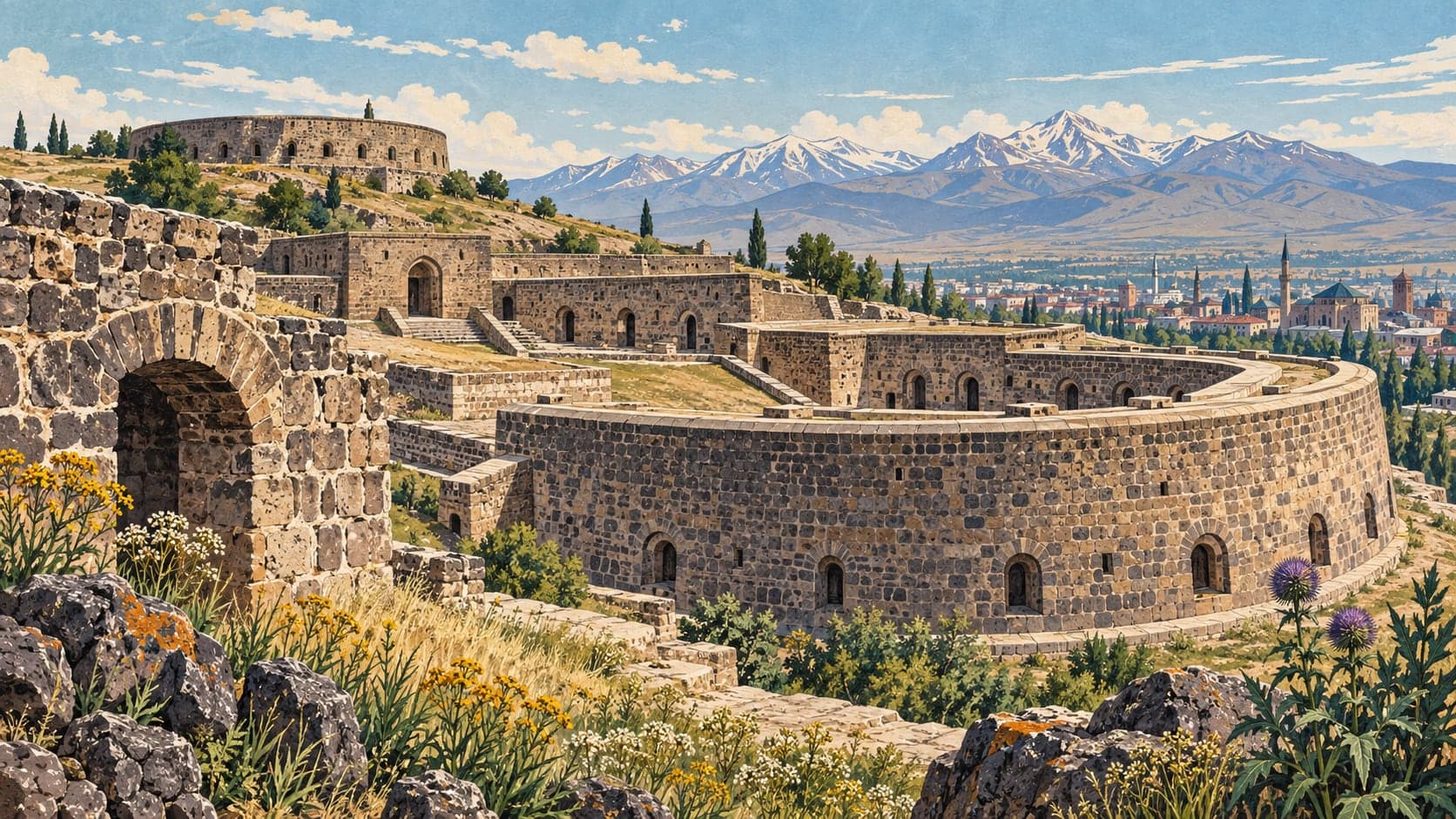 Illustration of Tabyalar, Erzurum