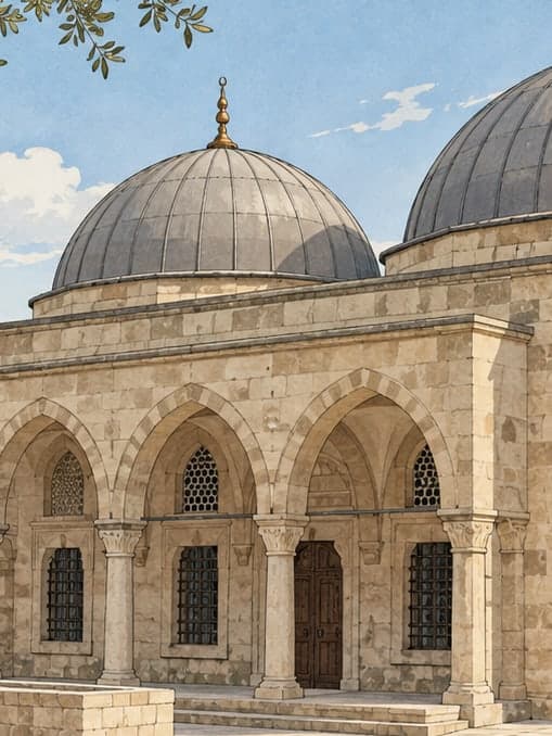 Illustration of Talha and Zübeyr Tomb, Kilis