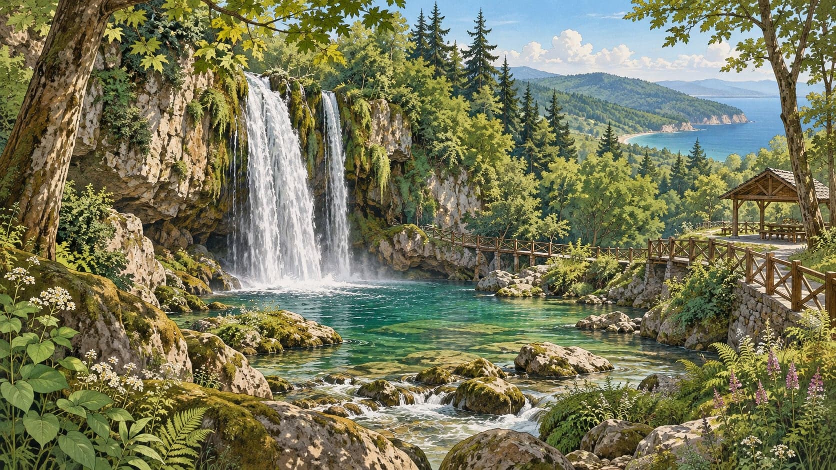 Illustration of Tatlıca Nature Park, Sinop