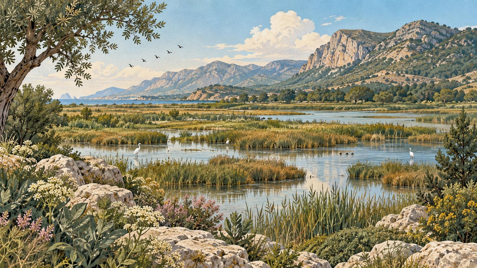 Illustration of Tekkoz Kengerli Düz Nature Conservation Area, Hatay