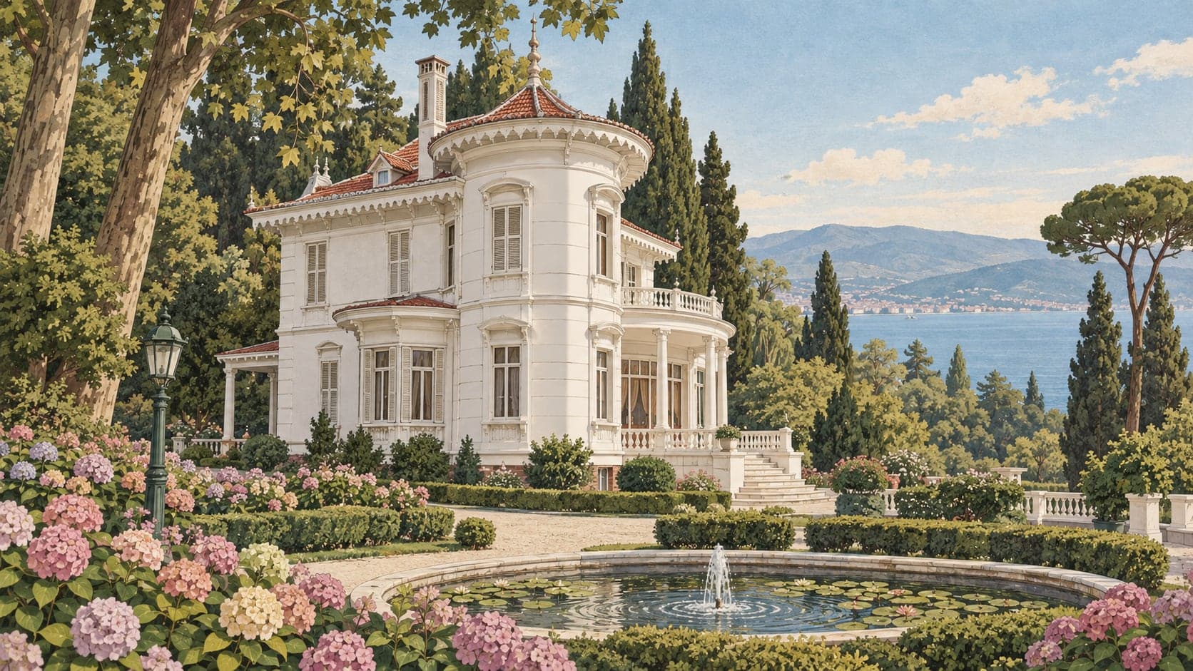 Illustration of Termal Atatürk Pavilion, Yalova