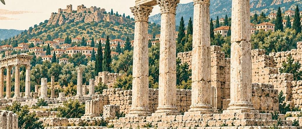 Illustration of Thyateira Ancient City, Manisa