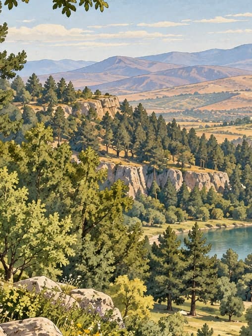 Illustration of Tillo Nature Park, Siirt