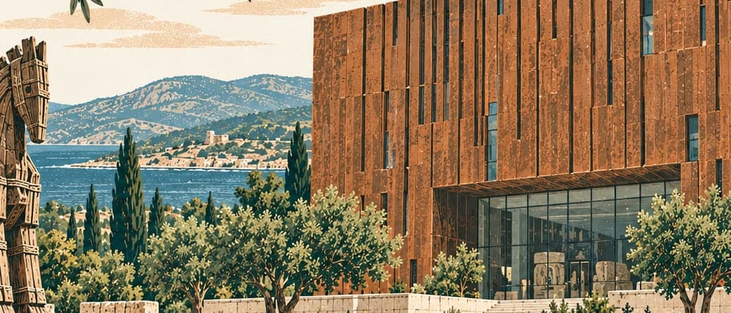 Illustration of Troya Müzesi, Çanakkale