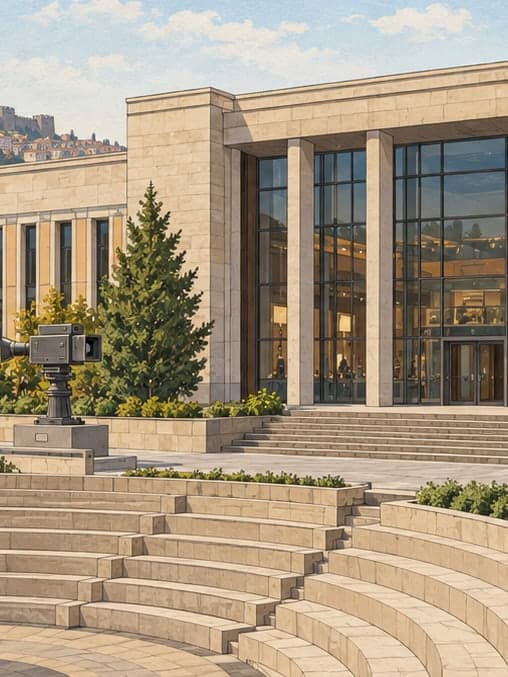 Illustration of TRT Broadcasting History Museum, Ankara