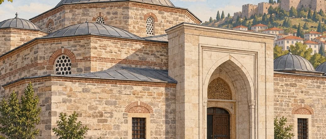 Illustration of Turkish Bath Museum, Ankara