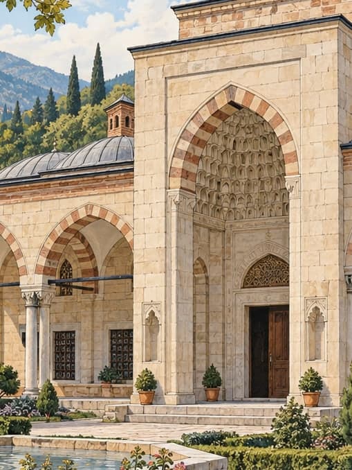 Illustration of Museum of Turkish and Islamic Works, Bursa