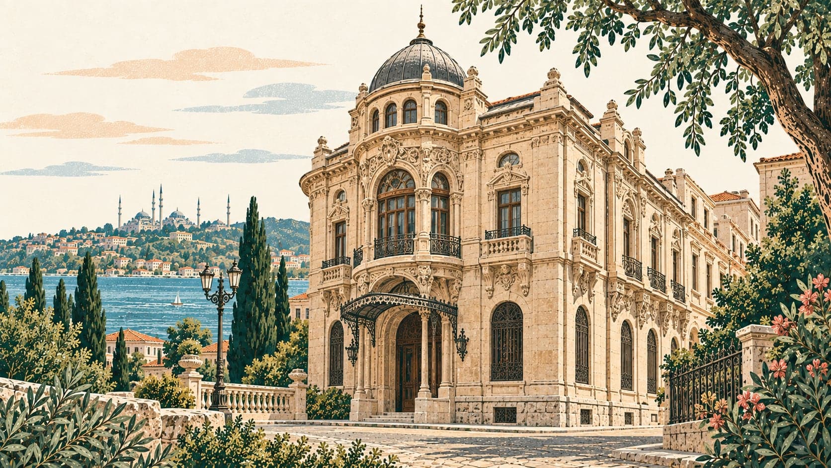 Illustration of Türkiye İş Bankası Müzesi, İstanbul