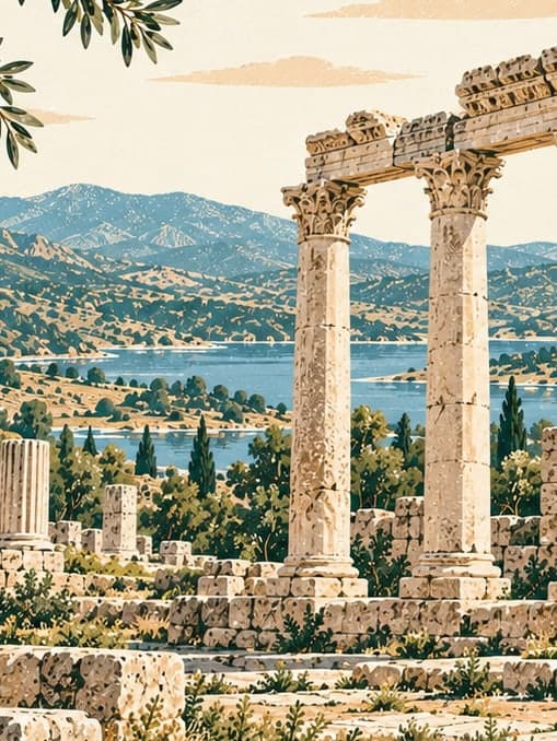 Illustration of Tynada Ruins, Isparta
