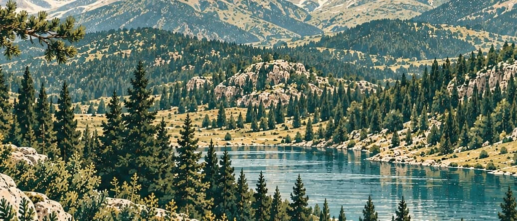 Illustration of Uludağ National Park, Bursa