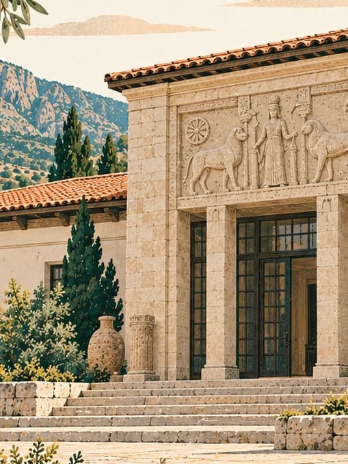 Illustration of Uşak Archaeological Museum, Uşak