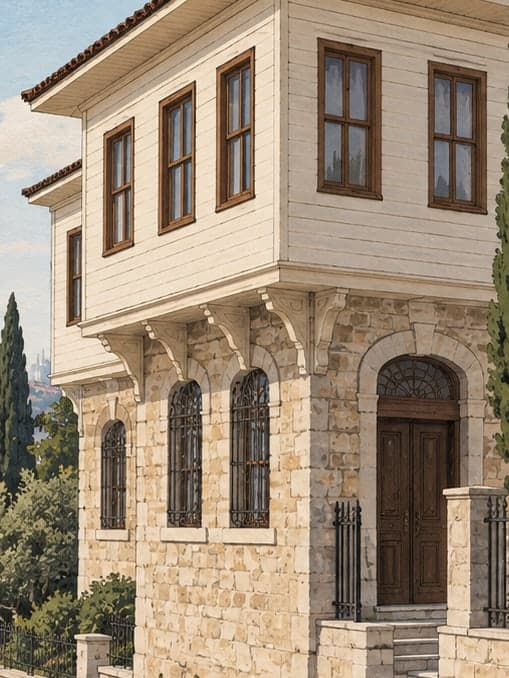 Illustration of Yahya Kemal Beyatlı City Museum, İstanbul