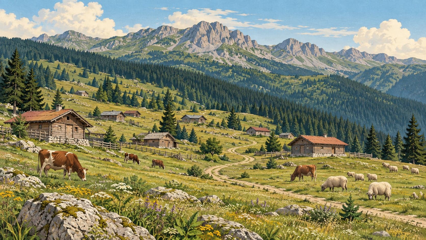 Yanık Plateau çizimi, Sakarya