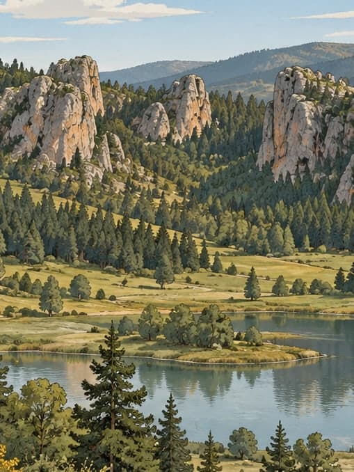 Illustration of Yedikapı Nature Park, Afyonkarahisar
