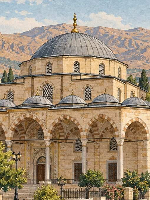 Illustration of New Mosque, Malatya