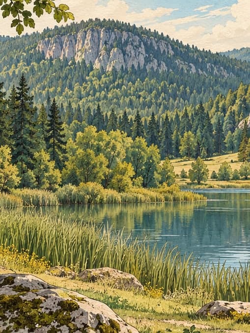 Illustration of Yeşilyuva Nature Park, Kastamonu