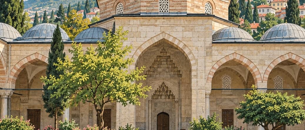 Illustration of Yıldırım Madrasa, Bursa